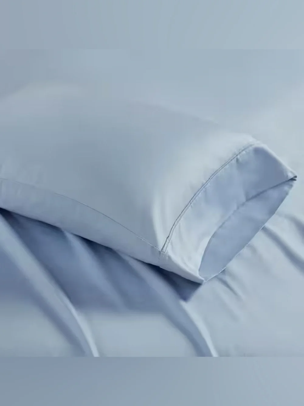 Madison Park Queen Blue 1500 TC Cotton Blend Sheet Set